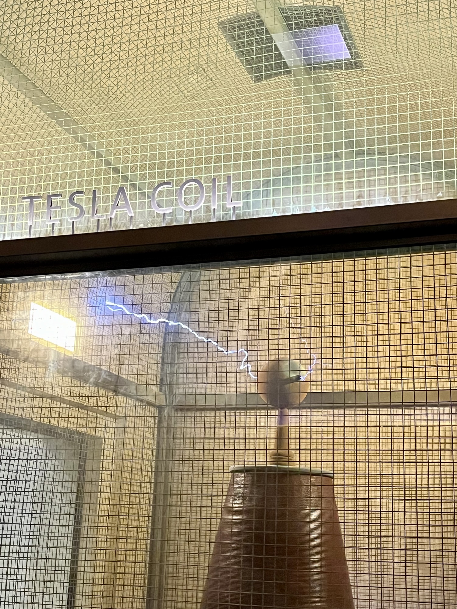 Tesla coil at Griffith Observatory in Los Angeles