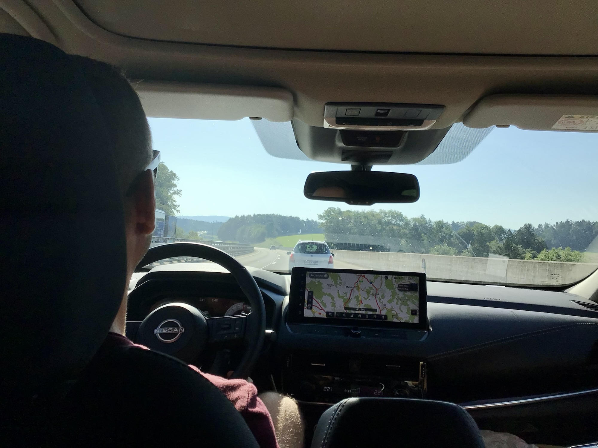 driving during our Europe Road Trip