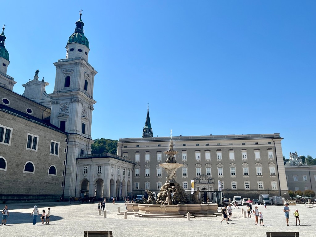 Residenzplatz in Salzburg Austria