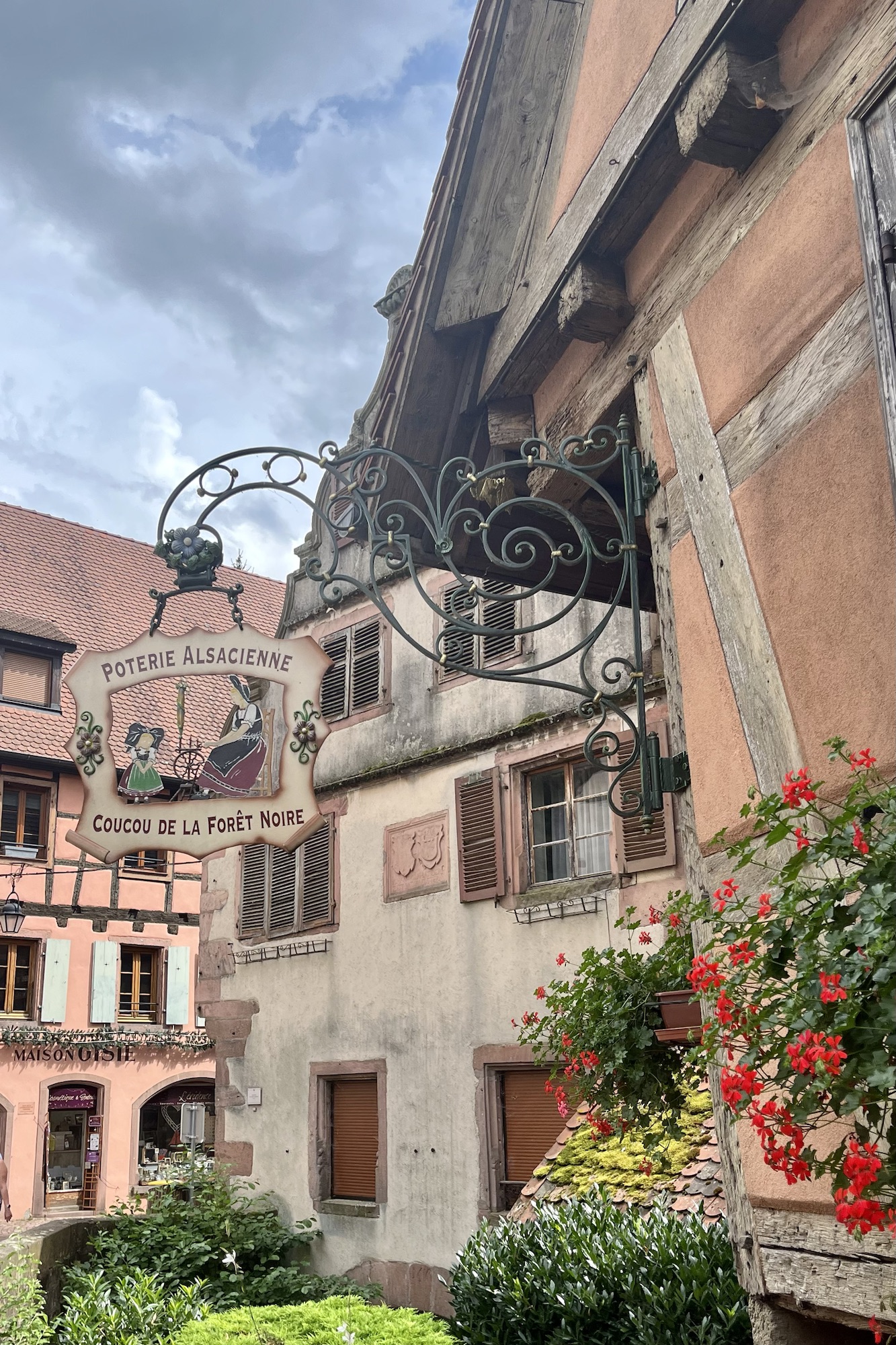 old sign in Kaysersberg France