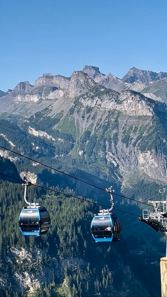 gondola near Lauterbrunnen Switzerland